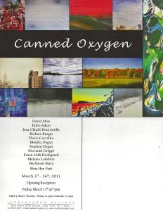 Featured in Canned Oxygen Exhibition at the Icosahedron Gallery in Chelsea, New York